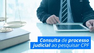 Consultar Processo Judicial ao pesquisar CPF