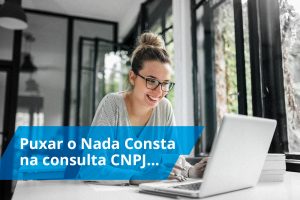 Puxar nada consta na consulta cnpj