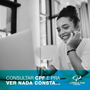 Consultar CPF pra ver nada consta