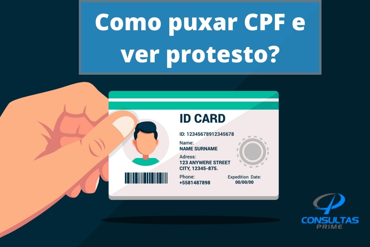 Veja Como Puxar Cpf E Ver Protesto No Cart Rio Consultas Prime