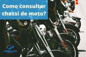 Como consultar chassi de moto?