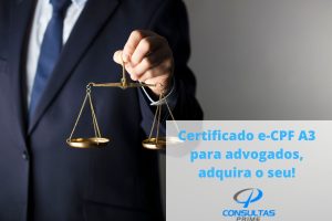 certificado digital e-CPF A3