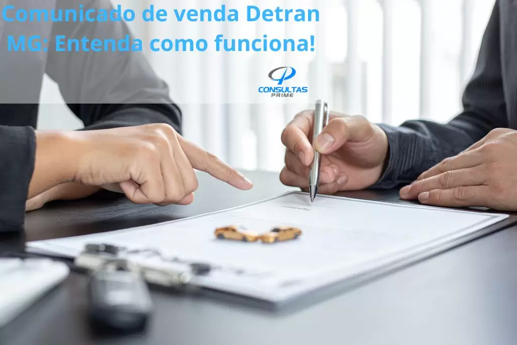 comunicado de venda detran MG